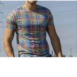 NEW EIGHT X color print t-shirt in multi